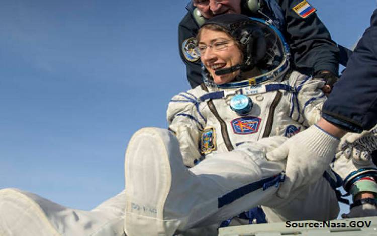 Christina Koch returns from Space 